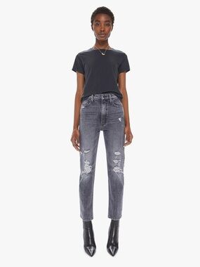 Mother superior high wasted rider ankle after midnight with Molly 27 distressed